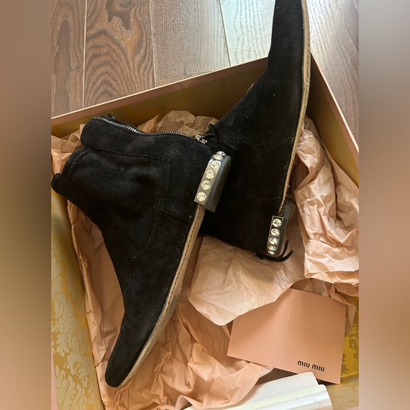 Miu Miu Crystal Boots - Picture 2 of 11